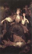 Sir Joshua Reynolds mrs.siddons as the tragic muse oil painting artist